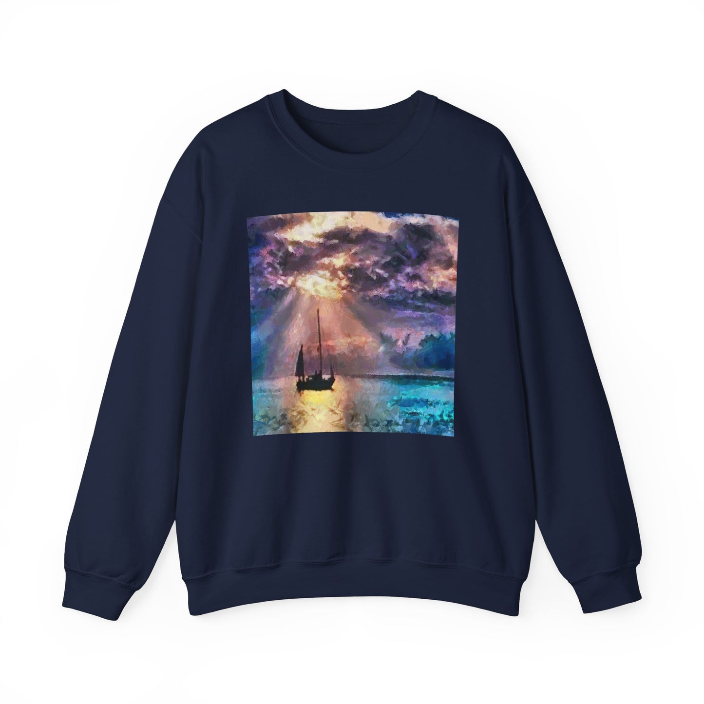 Greek Islands 'Aegean Enchantment' - Unisex 50/50 Crewneck Sweatshirt