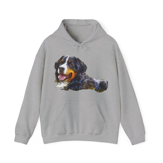 Bernese Mountain Dog Unisex 50/50 Hoodie: Your Comfy Sidekick