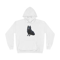 Schipperke Unisex Dog Lover  Fleece Lined Hoodie