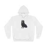 Schipperke Unisex Dog Lover  Fleece Lined Hoodie