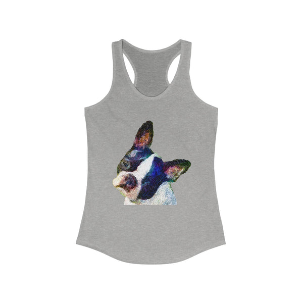 Boston Terrier 'Skipper' Women's Racerback Tank