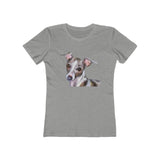Italian Greyhound 'Lilly' -  Women's Slim Fit Ringspun Cotton T-Shirt