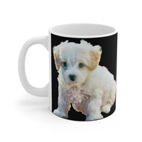 Elegant Bichon Frise Ceramic Mug 11oz (Size: 11oz)