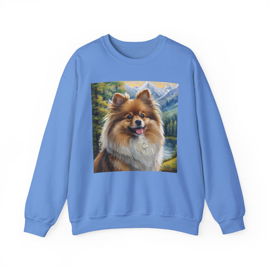 German Spitz Unisex 50/50 Crewneck Sweatshirt