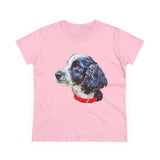 English Cocker Spaniel 'Tango' Women's Midweight Cotton Tee