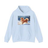 Finnish Spitz Unisex 50/50 Hooded Sweatshirt