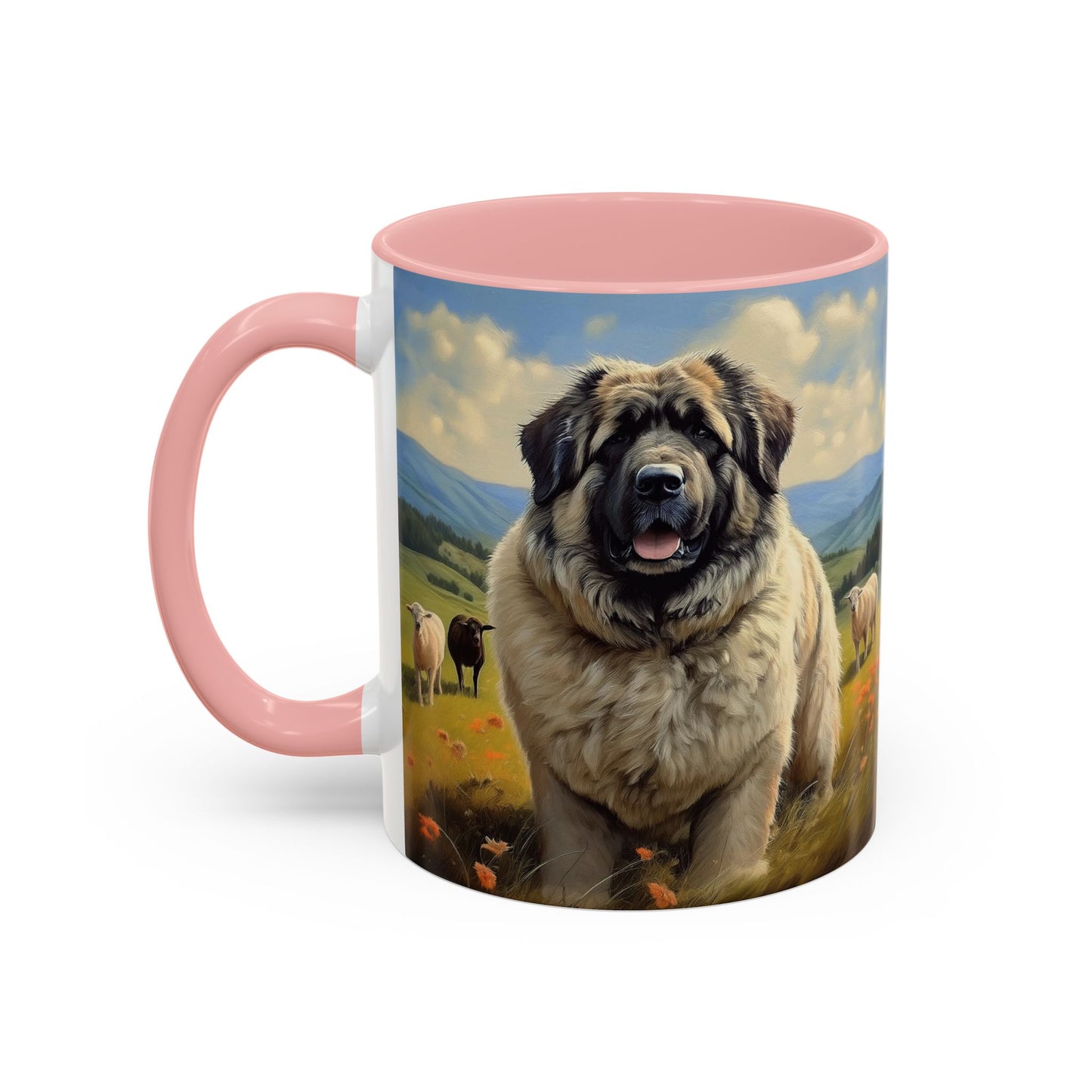 Caucasian Shepherd Dog Ceramic Accent Coffee Mug