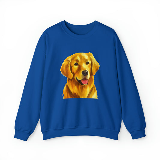 Golden Retriever 'Beau' Unisex 50/50 Crewneck Sweatshirt