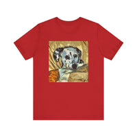 Dalmatian 'Breakfast Time' Unisex Jersey Short Sleeve Tee