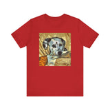 Dalmatian 'Breakfast Time' Unisex Jersey Short Sleeve Tee