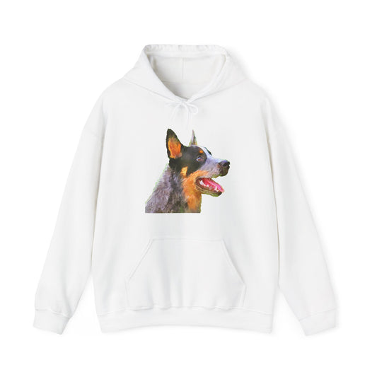 Elegant Blue Heeler Unisex Hooded Sweatshirt