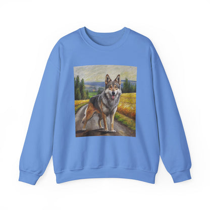 Czechoslovakian Vlcak -Unisex 50/50 Crewneck Sweatshirt