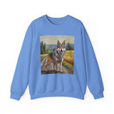 Czechoslovakian Vlcak -Unisex 50/50 Crewneck Sweatshirt
