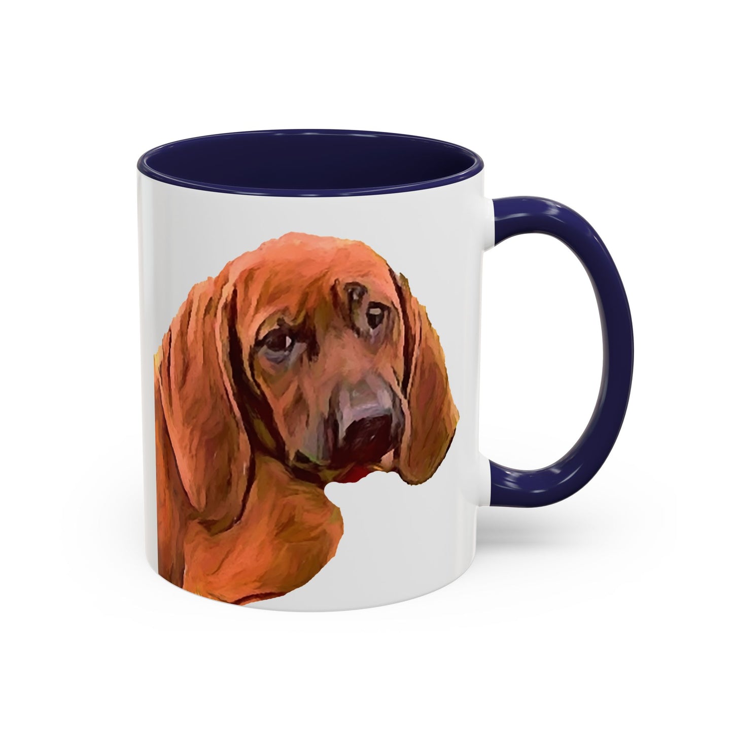 Redbone Coonhound Accent Coffee Mug