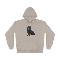 Schipperke Unisex Dog Lover  Fleece Lined Hoodie