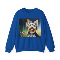 Yorkie #3 50/50 Crewneck Sweatshirt