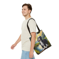 Portuguese Water Dog Polyester Tote Bag (AOP)