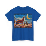 Coyotees in Moonlight Unisex Heavy Cotton Tee