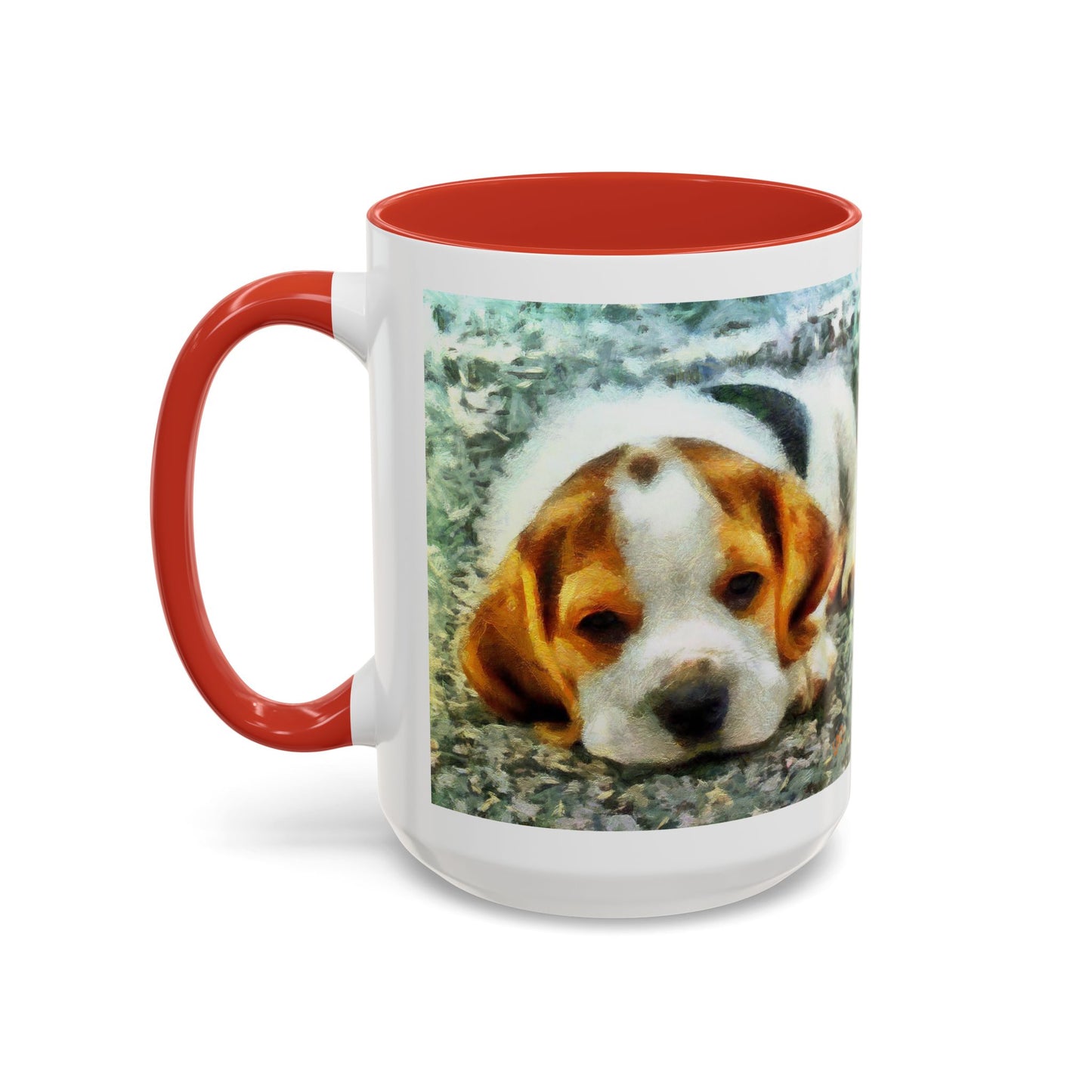 English Foxhound 'Sacha' Accent Coffee Mug