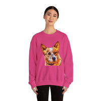 Red Heeler - Australian Cattle Dog - Unisex 50/50 Crewneck Sweatshirt