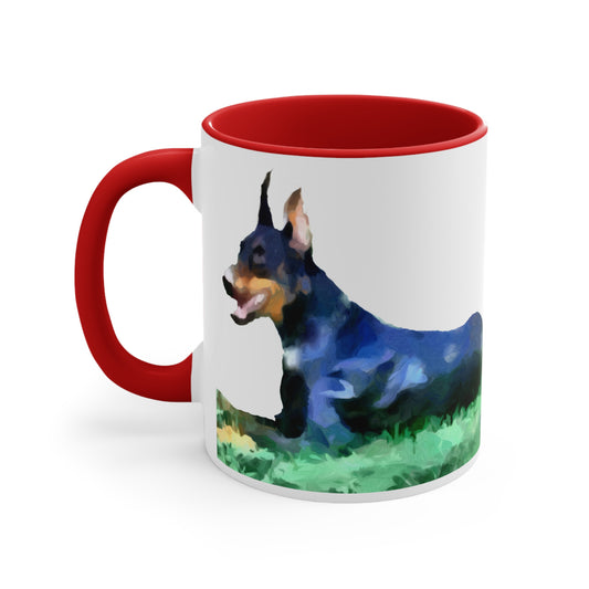 Doberman Pinscher Ceramic Accent Coffee Mug, 11oz