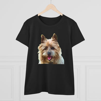 Cairn Terrier 'Toto' Women's Midweight Cotton Tee