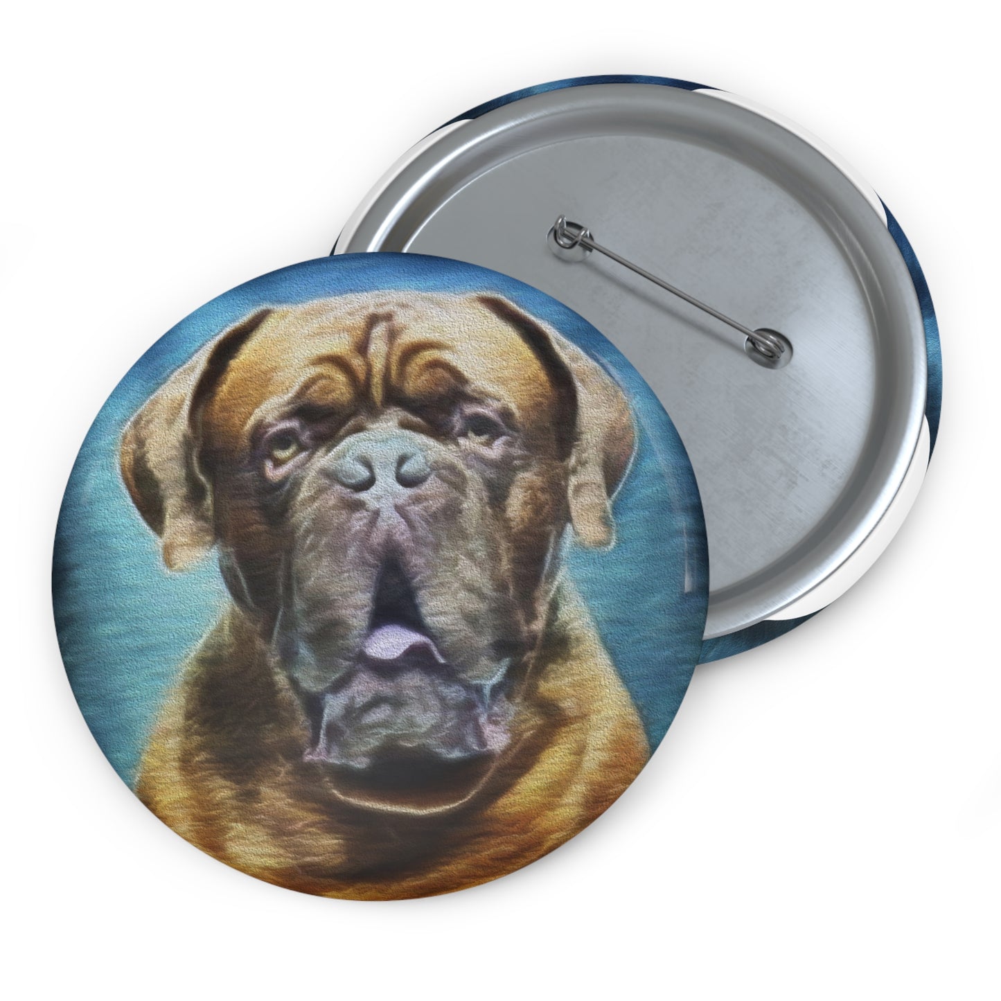 Dogue de Bordeaux Metal Pinback Button