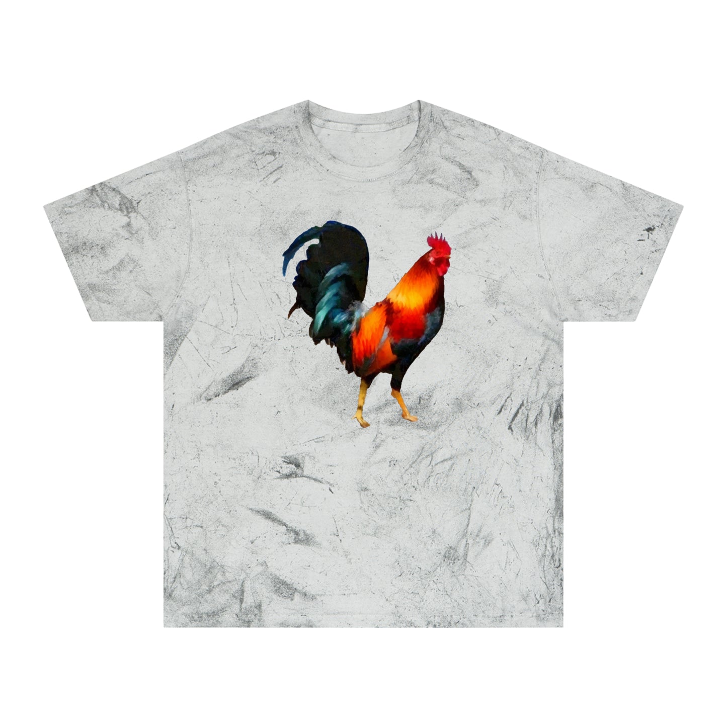 Rooster 'Silas' Unisex Cotton Color Blast T-Shirt