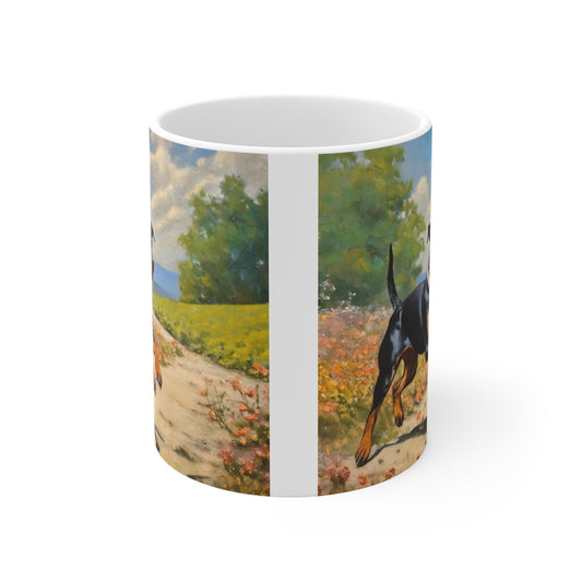 Manchester Terrier Ceramic Mug 11oz