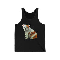 'Bugsy' English Bulldog Unisex Jersey Tank