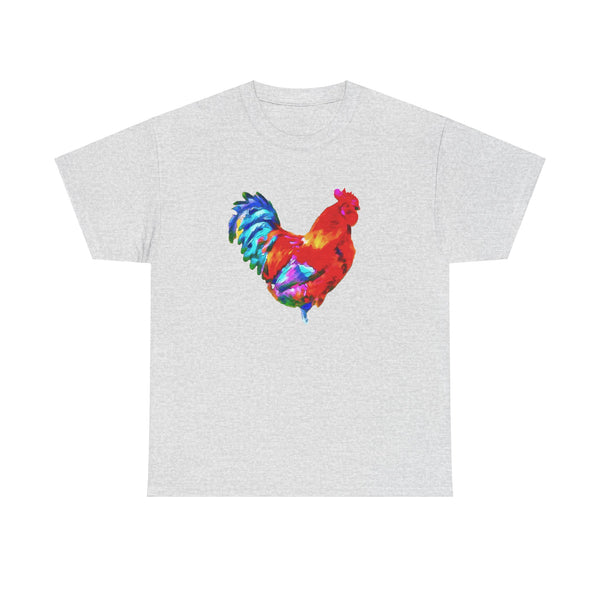 Rooster 'Craw' Unisex Heavy Cotton Tee