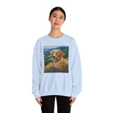 Golden Retriever Unisex 50/50 Crewneck Sweatshirt