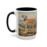 Sloughi - Arabian Greyhound - Ceramic Accent Coffee Mug - 2 Sizes