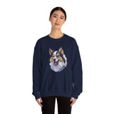 Alaskan Klee Kai Unisex 50/50 Crewneck Sweatshirt