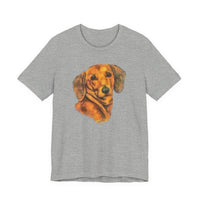 Dachshund 'Doxie 1' Unisex Jersey Short Sleeve Tee