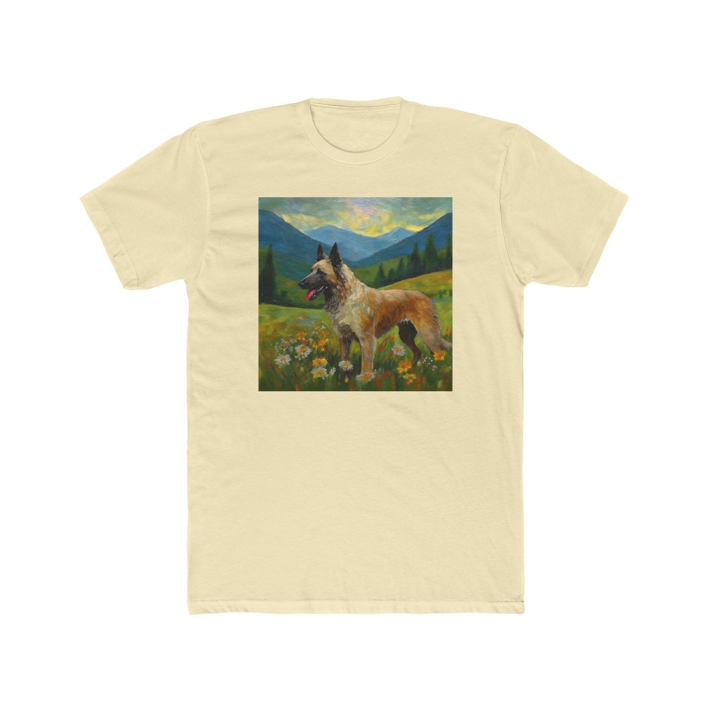 Belgian Laekenois Men's Fitted Cotton Crew Tee