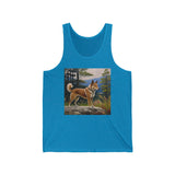 Shikoku - Japanese Hunting Dog - Relaxed Fit Unisex Jersey Tank