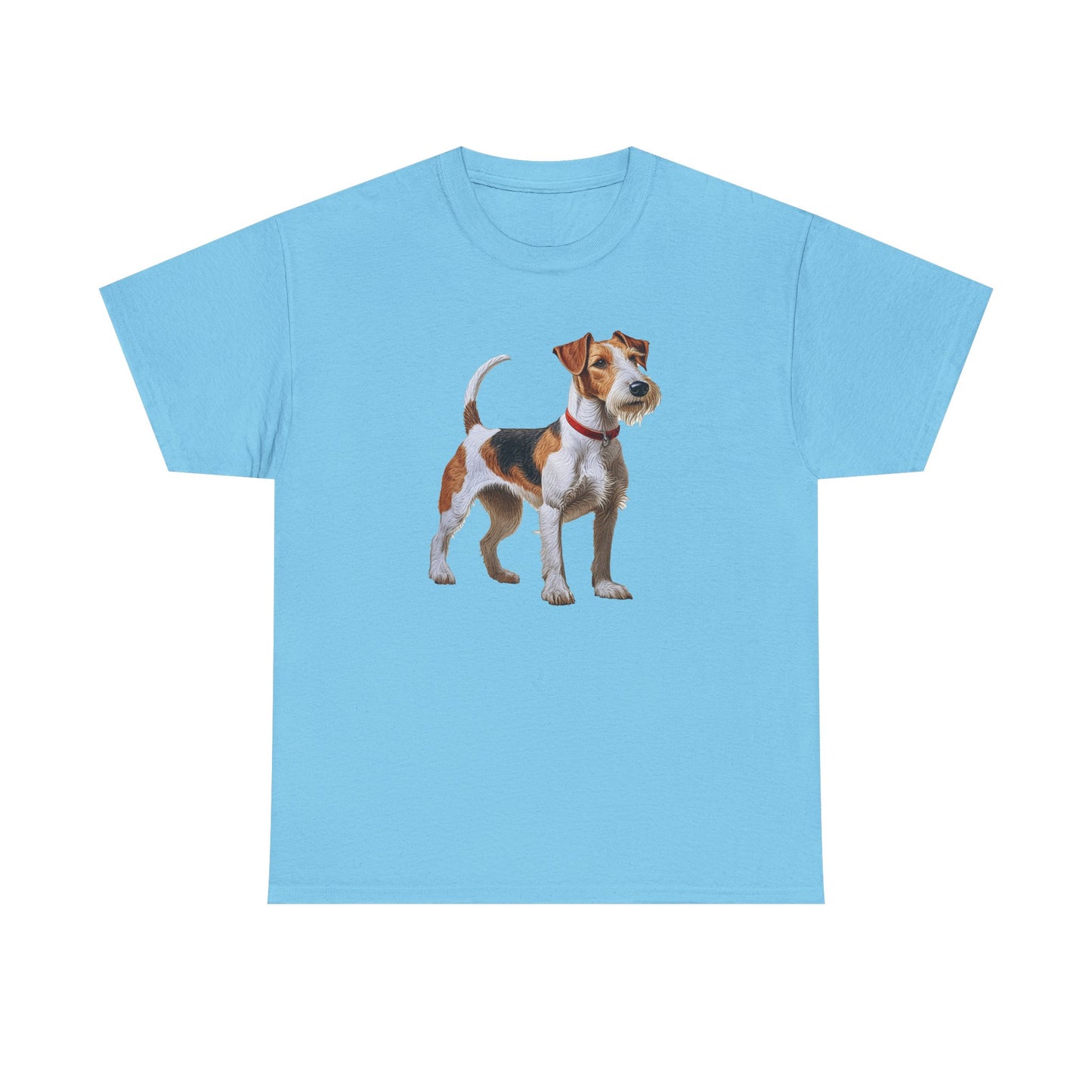 Wire Fox Terrier Unisex Heavy Cotton Tee
