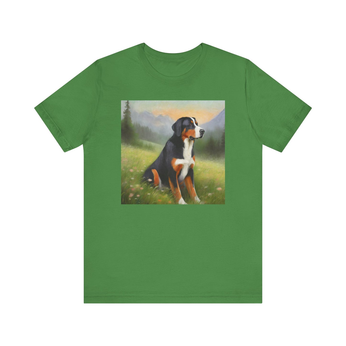 Greater Swiss Mountain Dog Unisex Jersey Short Sleeve Tee