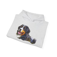 Bernese Mountain Dog - #1  -  Unisex 50/50 Hooded Sweatshirt