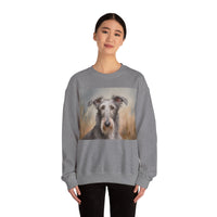 Scottish Deerhound 50/50  Crewneck Sweatshirt