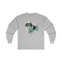 Japanese Chin Classic Cotton Long Sleeve Tee