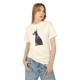 Doberman Pinscher Unisex Relaxed Fit Heavyweight Cotton Tee
