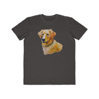 Golden Retriever Puppy Men's Lightweight Fashion Tee