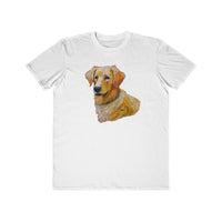 Golden Retriever Puppy Men's Lightweight Fashion Tee