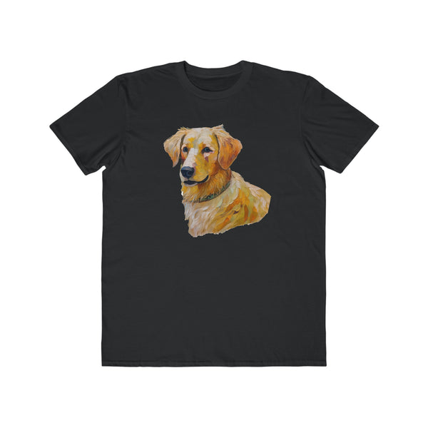 Golden Retriever Puppy Men's Lightweight Fashion Tee