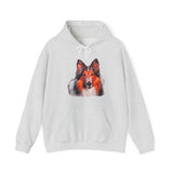 Rough Coated Collie Love Unisex Hoodie