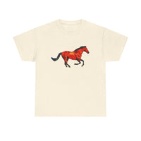 Horse 'Old Red' Unisex Heavy Cotton Tee