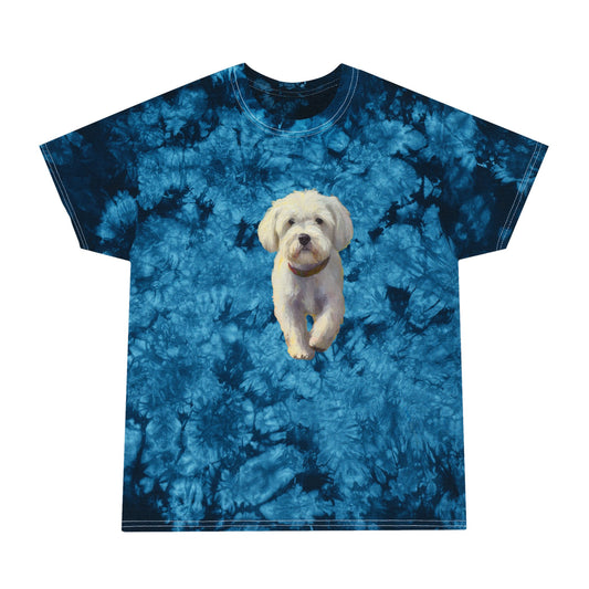Bolognese Tie-Dye Tee in Crystal