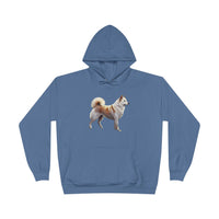 Kishu Ken - Unisex Fleece Lined Pullover Hoodie Sweatshirt